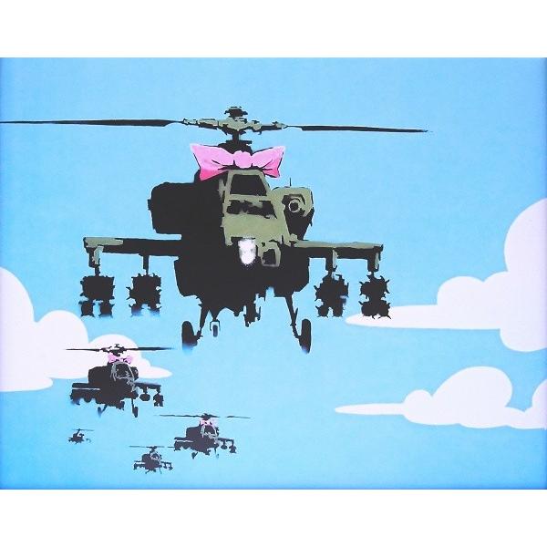 バンクシー ヘリコプター 複製画 絵画 額付 新品 版画 アート静美洞 通販 Yahoo ショッピング