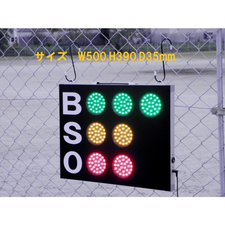 スコアボード BSO 野球カウンター 無線式カウントボード 高輝度タイプ HL5040｜artsp｜02