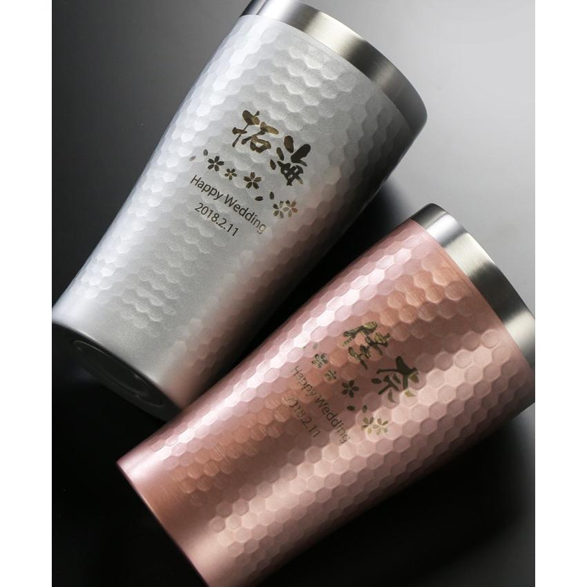 ギフト プレゼント 名入れ ステンレスタンブラー ペア サーモタンブラー370ml 保温保冷 真空断熱 化粧箱 焼酎グラス ロックグラス 爆買 | ブランド登録なし | 09