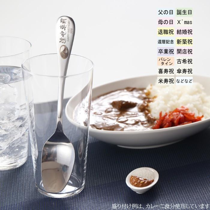 ギフト プレゼント 名入れ カトラリー 2本×2食 名入れ カレースプーン ＆ 海軍カレー ペア セット よこすか海軍カレー 誕生日 結婚 爆買 | ブランド登録なし | 12