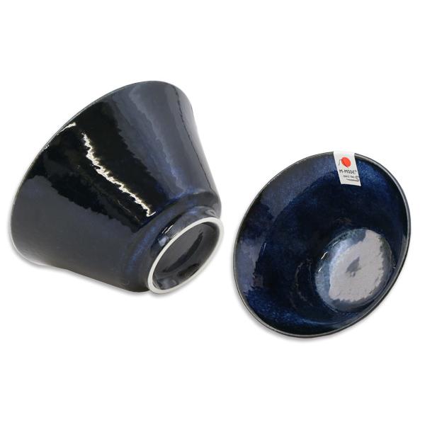 備前焼夫婦どんぶり 黒備前 はんなりぶぶ茶漬け 丼ぶり 黒備前吹き変型お茶漬碗 丼