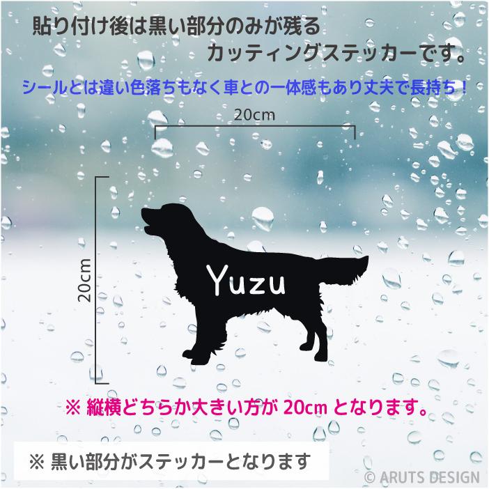 購買 犬 カッティングステッカー 20センチ 送料無料 車 シール ステッカー ミニチュアダックスフンド スムース 名入れ 横向きシルエット 18cm・20cm 転写シール ギフト プレゼント ペット