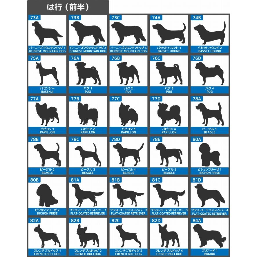 犬 ステッカー 車 多頭飼い 2頭 2匹 おしゃれ Mサイズ ペット シルエット  名前 ツイン オーダー かわいい｜artus-design｜11