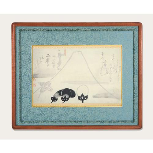 自在鉤　囲炉裏　古民具（昭和レトロ）　一富士　二鷹　三茄子　縁起物 工芸額 縁起物 一富士二鷹三茄子 /白隠禅師 筆 : 京都からの逸品