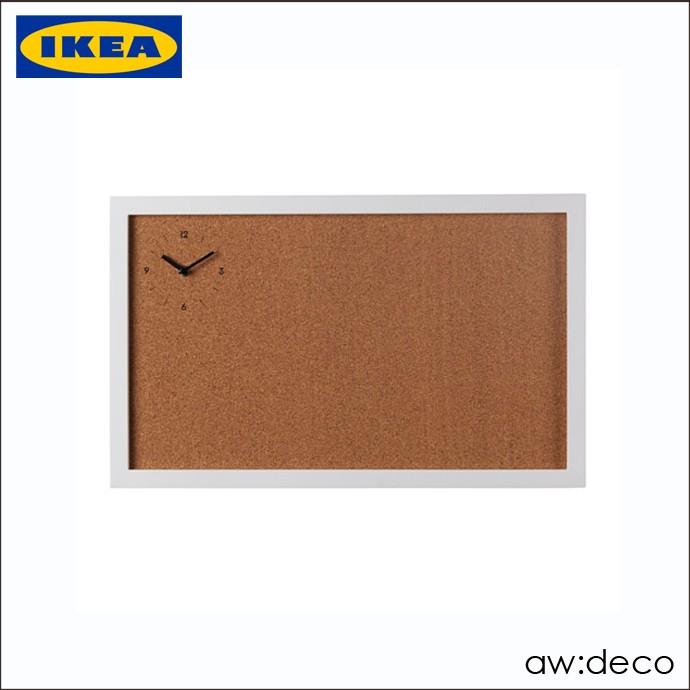 イケア（IKEA） イケア/IKEA/ コルク製ウォールクロック 掲示板付き