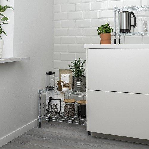 イケア IKEA メタルラック 幅60cm マルチアングル 60x25x40cm イケア IKEA メタルラック 幅60cm マルチアングル 60x25x40cm