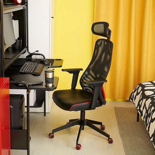 IKEA イケア ゲーミングチェア オフィスチェア 可動式 肘付き チェア テレワーク 椅子 パソコンチェア ワークチェア : aw-50496946  : デコレーションファクトリー - 通販 - Yahoo!ショッピング