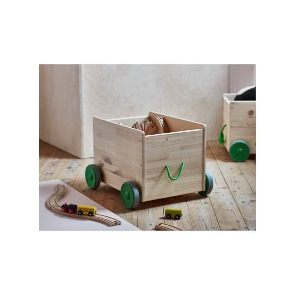 イケア IKEA/イケア 木製おもちゃ箱 収納ボックス キャスター イケア IKEA/イケア 木製おもちゃ箱 収納ボックス キャスター