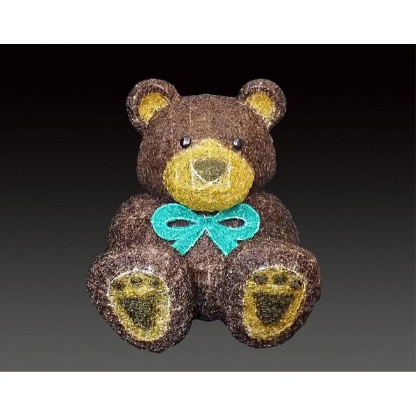 LED クリスタルグロー テディベア 特大/プロ施工用のテディベア