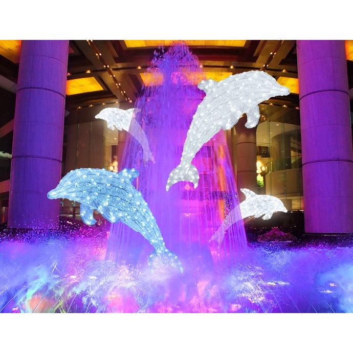 LEDクリスタルグロー ドルフィン(大) イルカ/LED LEDクリスタルグロー ドルフィン(大) イルカ/LED