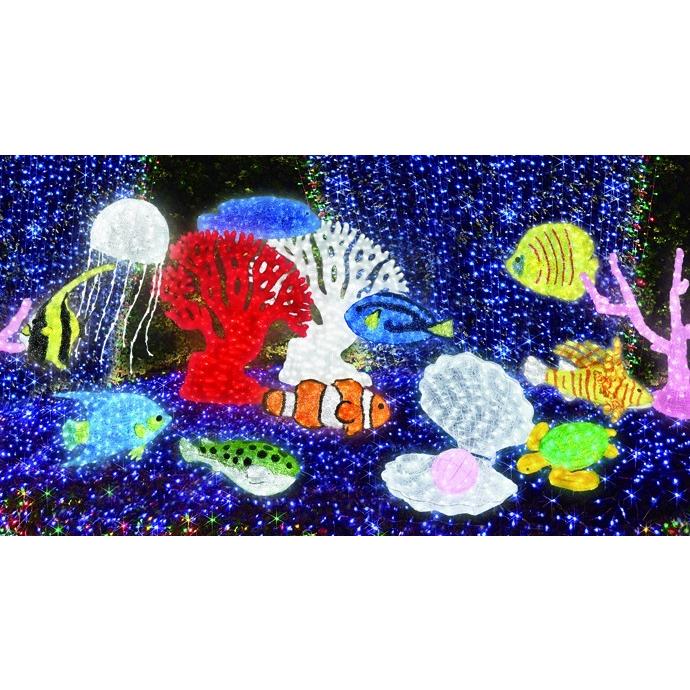 LED クリスタルグロー シェル 90°開閉金具付き/貝殻 屋外/プロ施工用のイルミネーション/LEDモチーフライトの画像