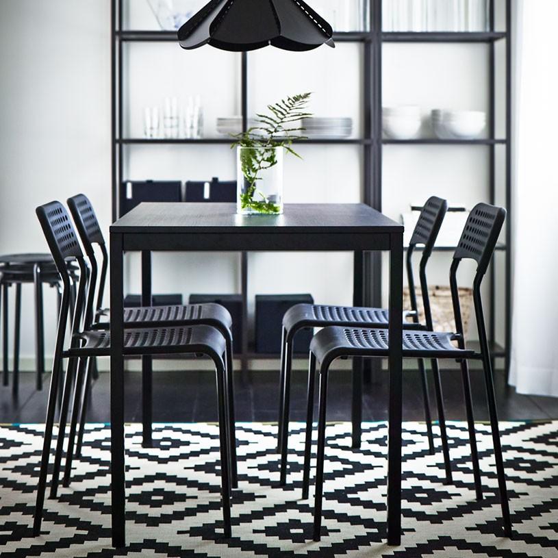 イケア/IKEA ブラック チェア 椅子/イケア/IKEA/おしゃれな北欧家具 :AW-ADDE:デコレーションファクトリー - 通販 -  Yahoo!ショッピング