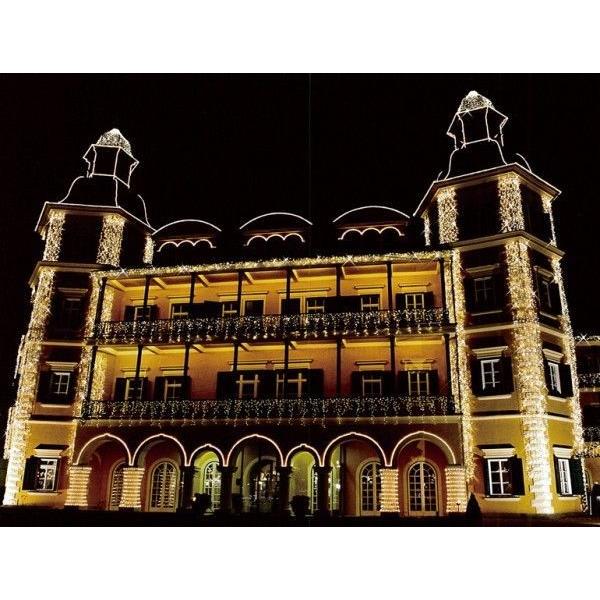 LEDストリングライト100球 レモンイエロー 2芯タイプ/プロ施工用