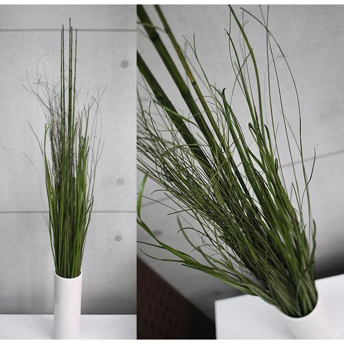 人工観葉植物/フェイクグリーンアートグリーングラス 115cm 和モダン