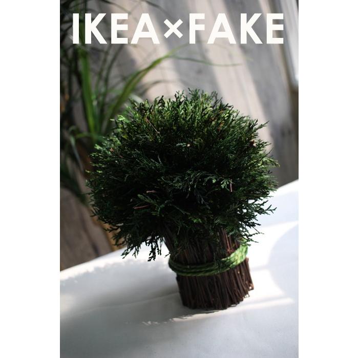 イケア（IKEA） 人工観葉植物 シダーツイグ/シダースタックベース