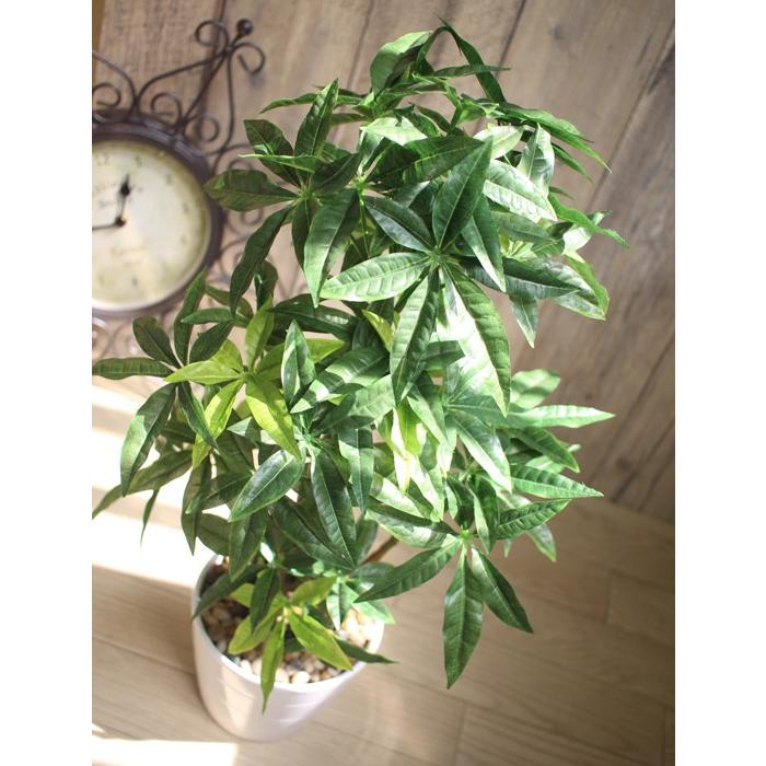 人工観葉植物 造花 60cm パキラツリー 室内 インテリアグリーン