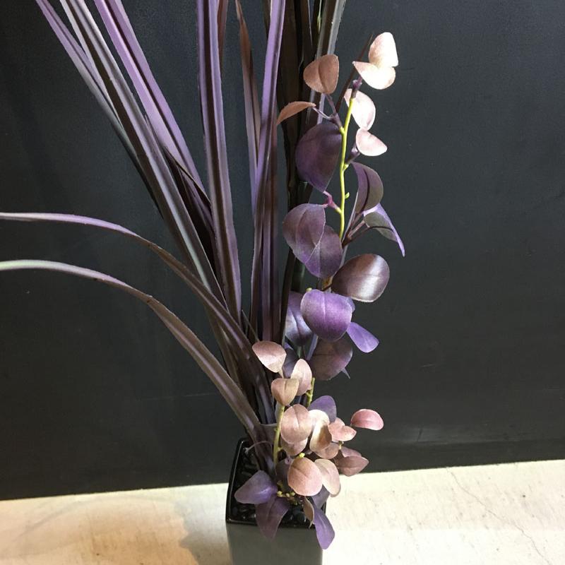 人工観葉植物 造花 110cmソードリーフミックスポット 男前インテリア