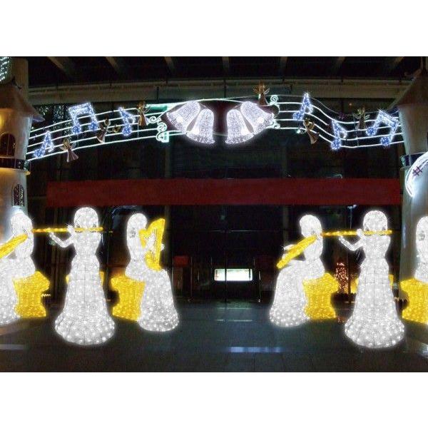 LED クリスタルグロー ト音記号/音符 プロ施工用イルミネーション  