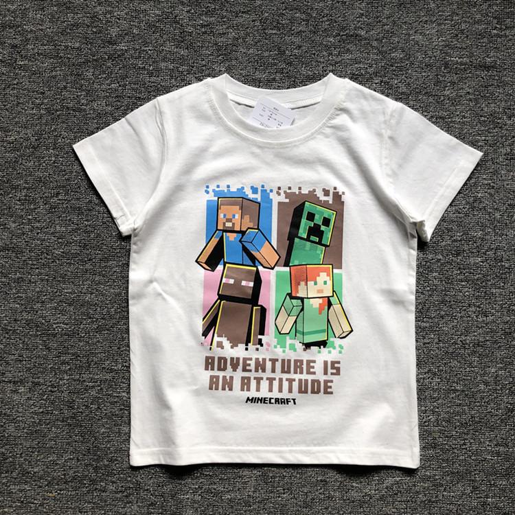 Minecraft マインクラフト Tシャツ 半袖 上着 上衣 キャラクター 綿100% キッズ 子供 夏 春 子供服 プレゼント カジュアル おもしろ かわいい｜aru-store｜13