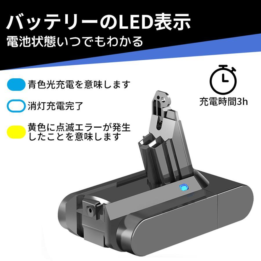Dyson（ダイソン） V6 バッテリー ボタン式 ネジ不要 3秒組立 4000mAh