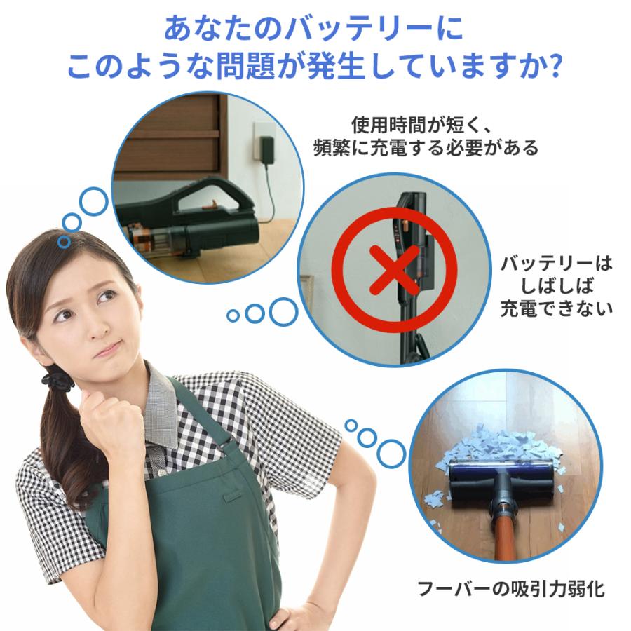 【1000円OFF】hitachi 日立 バッテリー 互換バッテリー 互換品 リチウムイオン PVB-1825A PV-BFL1-008 PSE認証済 PL保険 コードレススティッククリーナーの画像