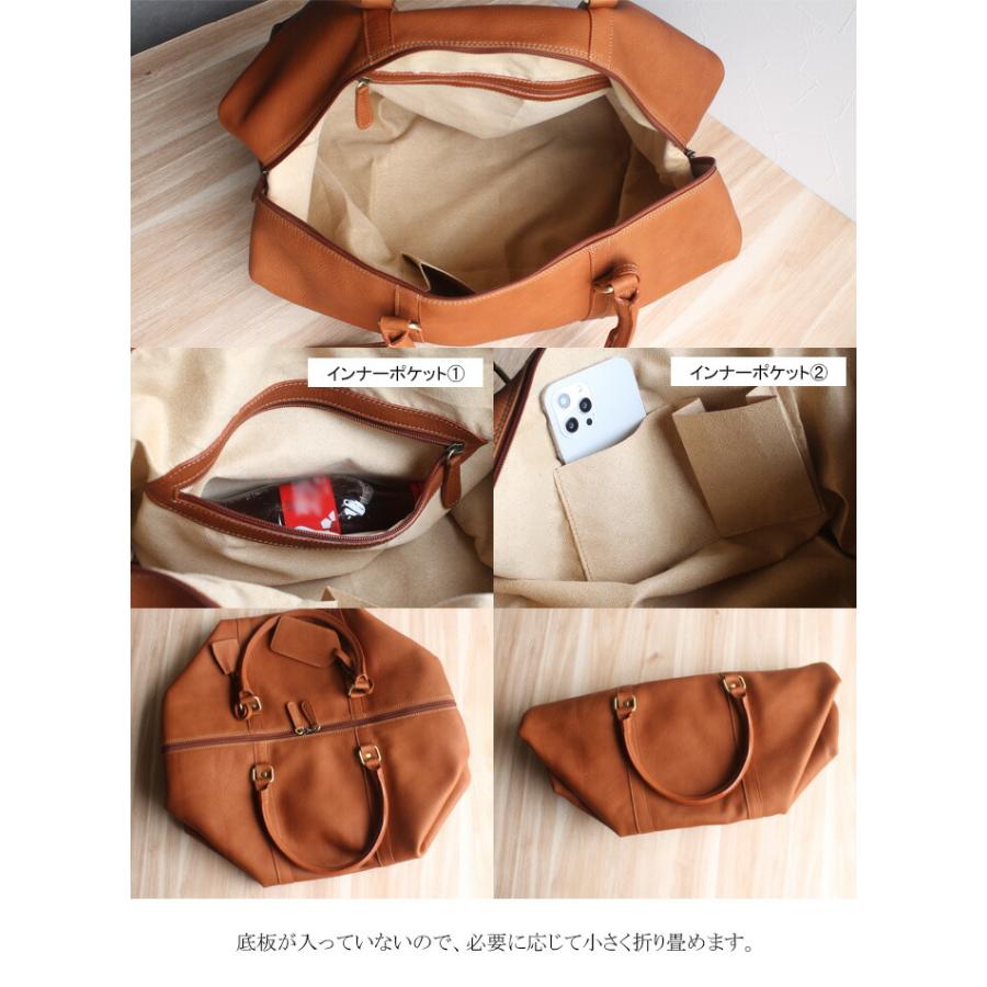 本革 旅行 ボストンバッグ 2WAY レザー 革 牛革 トラベルバッグ