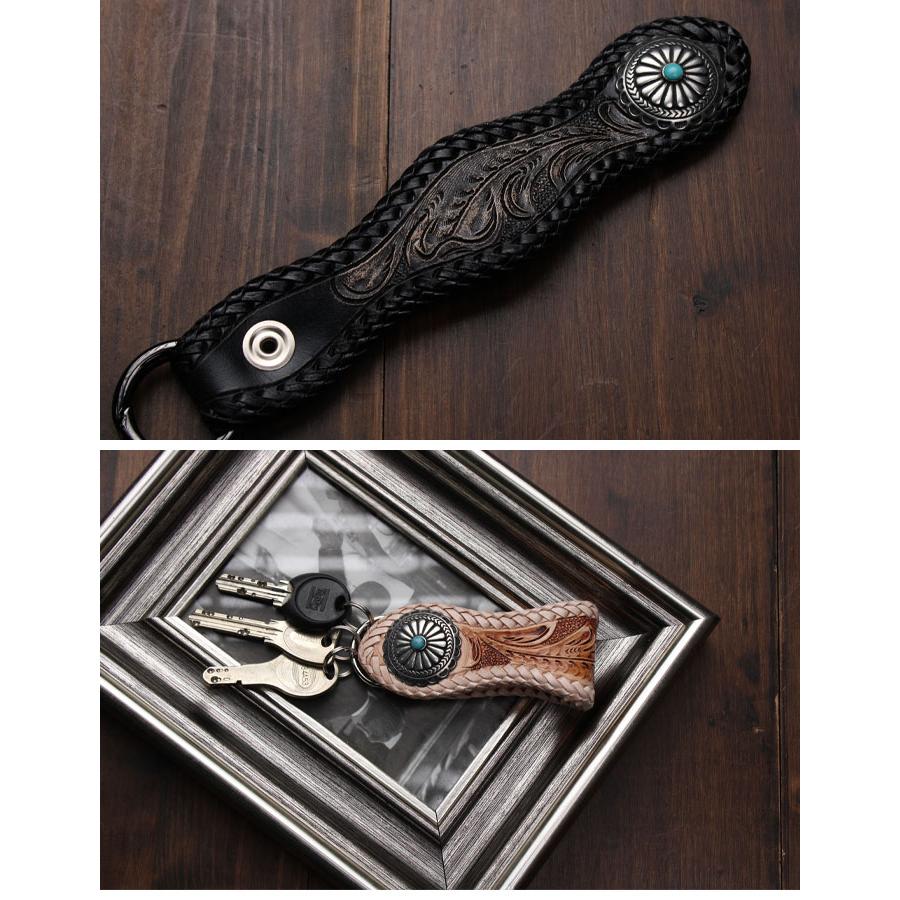 本革 ベルトループキーホルダー キーホルダー 牛革 レザー ヌメ