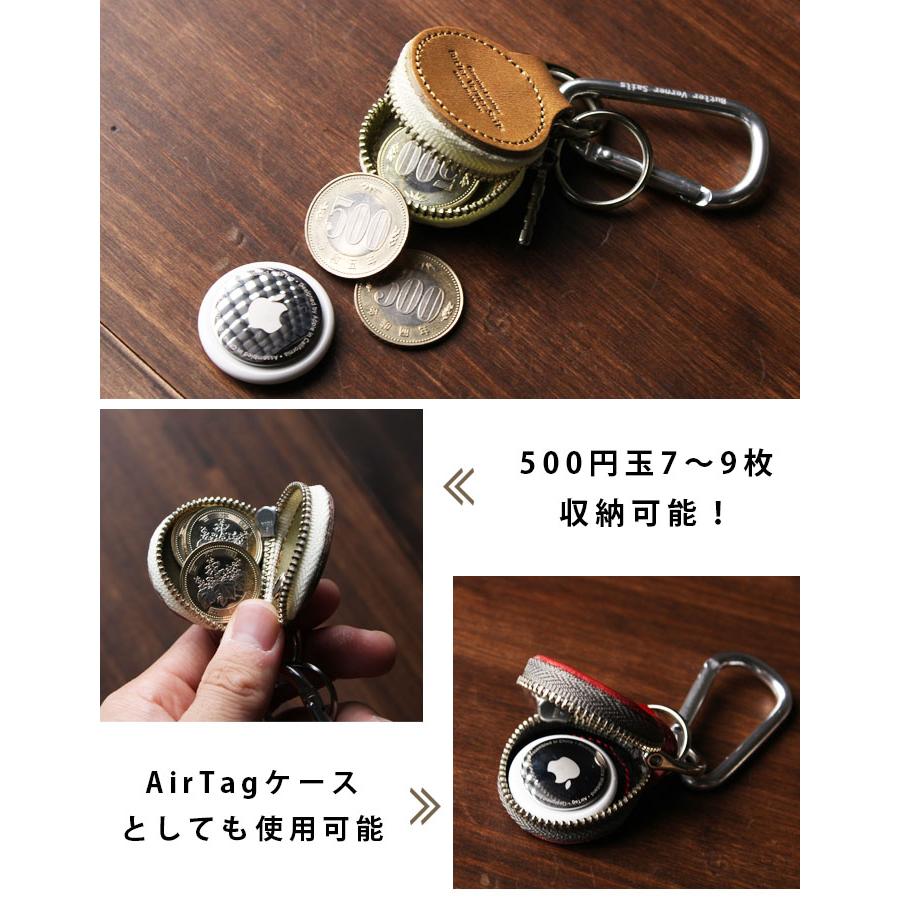 栃木レザー コインケース 小銭入れ エアタグ Airtag キー
