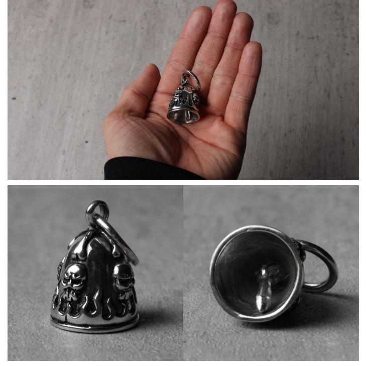 ガーディアンベル スカル ドクロ 髑髏 骸骨 お守り 御守り 魔除け 幸運