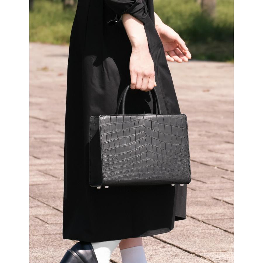 クロコダイル ミニトート トートバッグ 2way ハンドバッグ バッグ