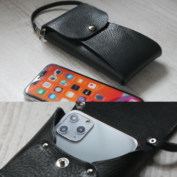 本革 スマホポーチ レザーポーチ ベルトポーチ スマホケース