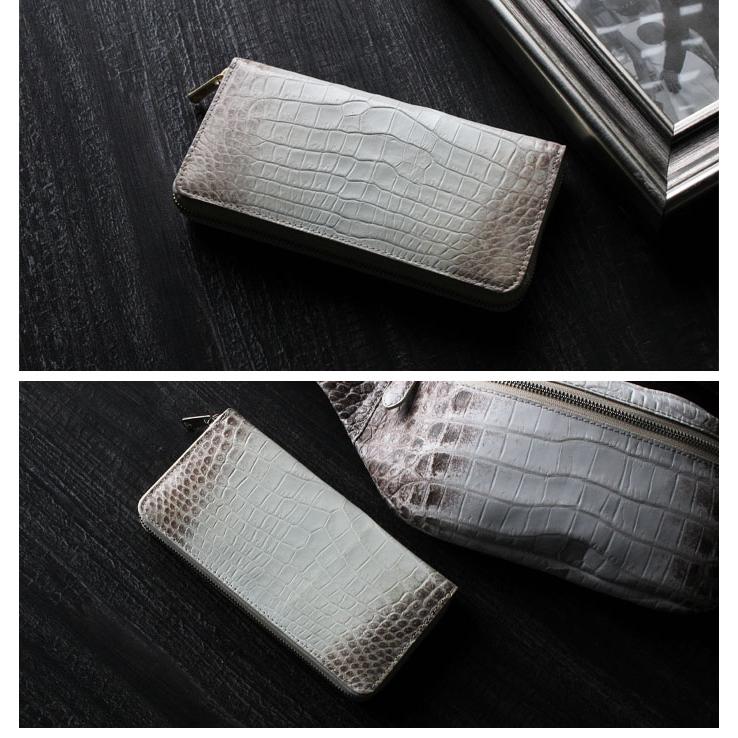ヒマラヤクロコダイル ラウンドファスナー 長財布 クロコダイル クロコ