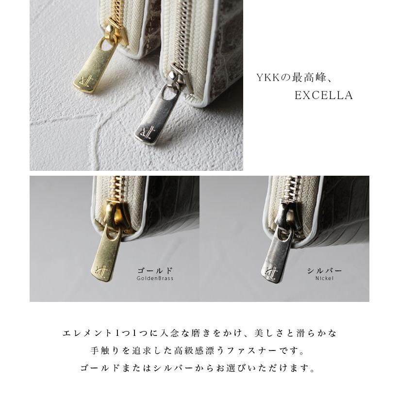 ヒマラヤクロコダイル ラウンドファスナー 長財布 クロコダイル クロコ