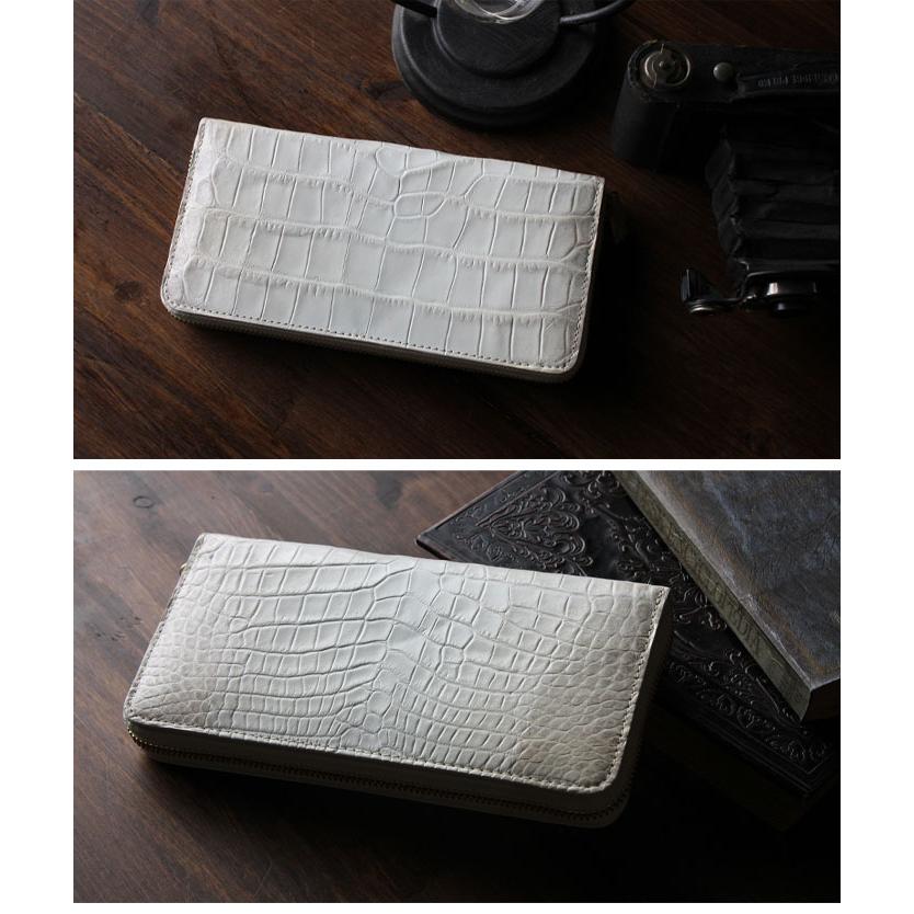 ヒマラヤクロコダイル ラウンドファスナー 長財布 クロコダイル クロコ