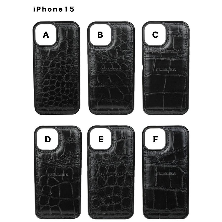 FIXER iPhoneケース クロコダイル iPhone15pro用 iPhone15 シリーズ クロコダイル クロコ スマホケース iPhone 15