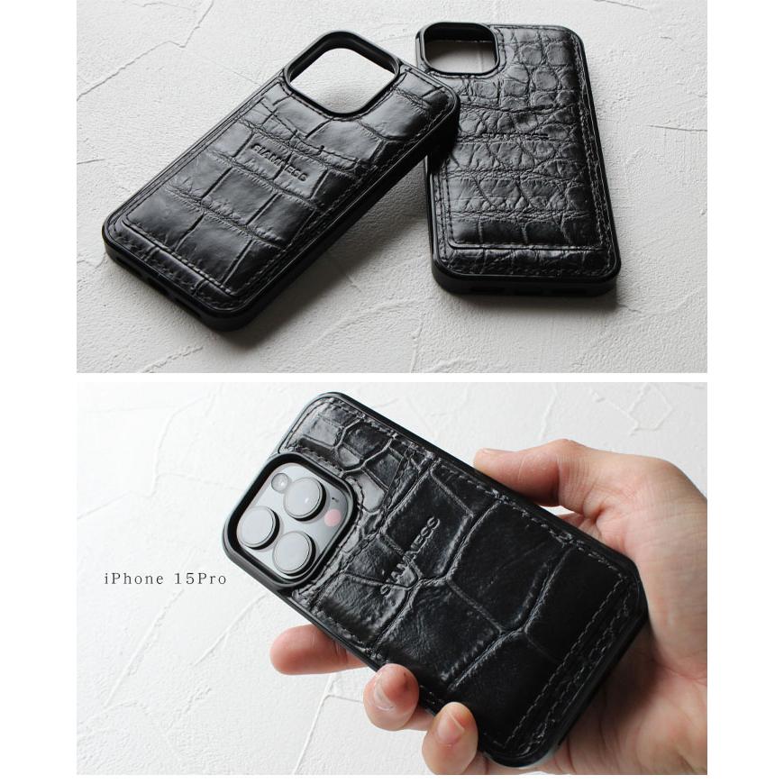 iPhone15 シリーズ クロコダイル クロコ スマホケース iPhone 15