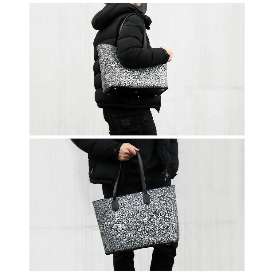 梅花皮 トートバッグ スタースティングレイ ガルーシャ