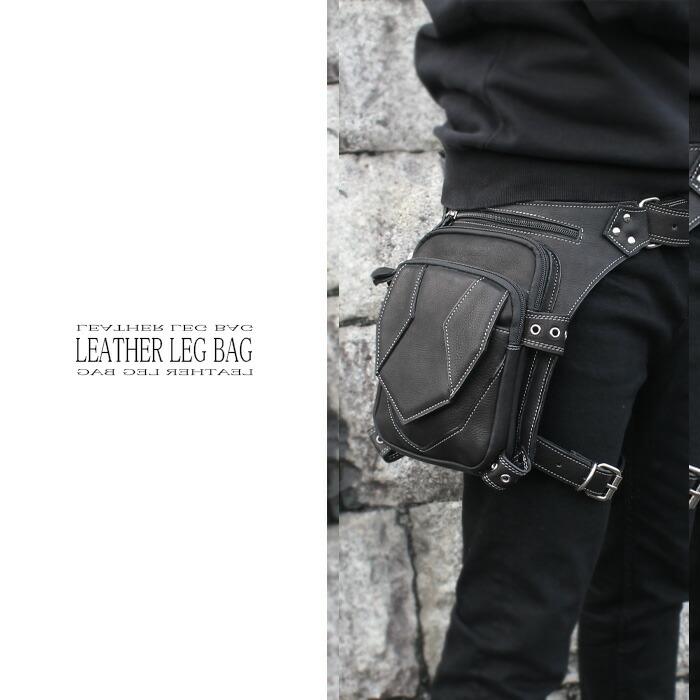 バッグ leather west porch bag VitaFelice（ヴィータフェリーチェ） ウエストポーチ 「イタリアン