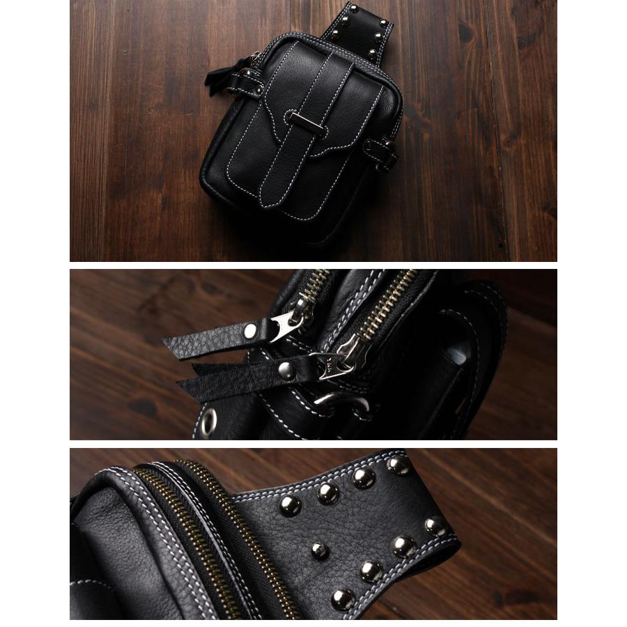 本革 ベルトポーチ ウエストポーチ スマホポーチ ポーチ レッグポーチ