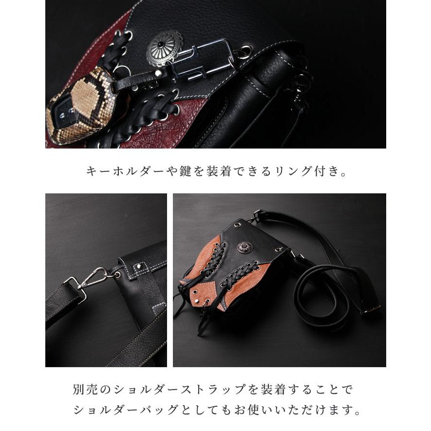 本革 ウエストバッグ ウエストポーチ ベルトポーチ ヒップバッグ