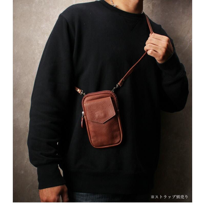 本革 ウエストポーチ ベルトポーチ ヒップポーチ スマホポーチ
