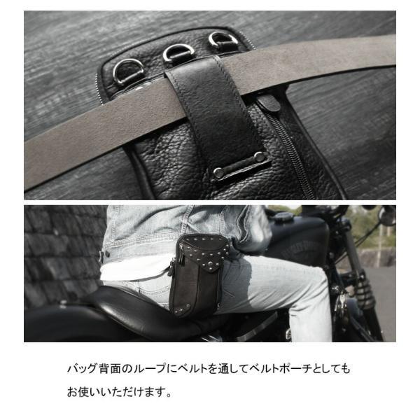 ショルダーバッグ ベルトポーチ 本革 2way ショルダーポーチ ウエスト