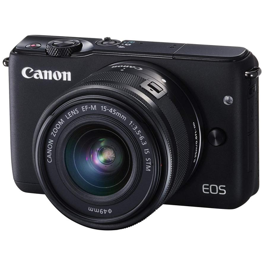 新品 Canon ミラーレス一眼カメラ EOS M10 レンズキット(ブラック) EF-M15-45mm F3.5-6.3 IS STM 付属