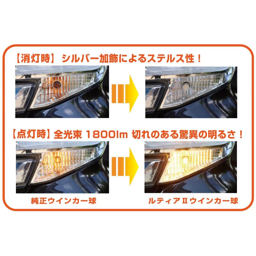 新製品　FET　CATZ LutiaIIウインカーT20アンバー ハイフラ防止内蔵　CLB300　明るい1800lm |  | 02