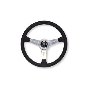 NARDI　ナルディ N132 クラシックレザー　ブラックレザー＆ポリッシュスポーク　新品　未使用　正規品　在庫有り | 