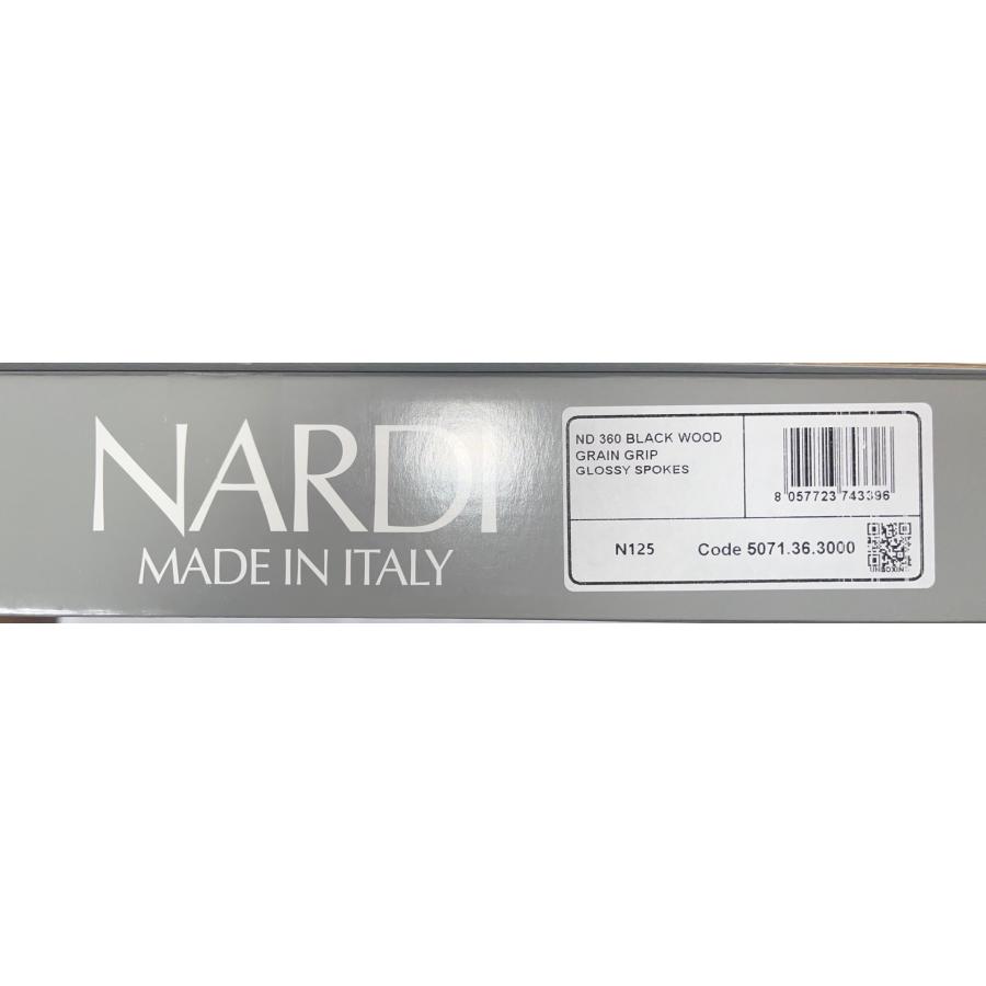 NARDI　日本限定モデル　ナルディ クラシック N125 360mm　インクブラック/ポリッシュスポーク　新製品　プレゼント付き　正規輸入品 | NARDI | 03