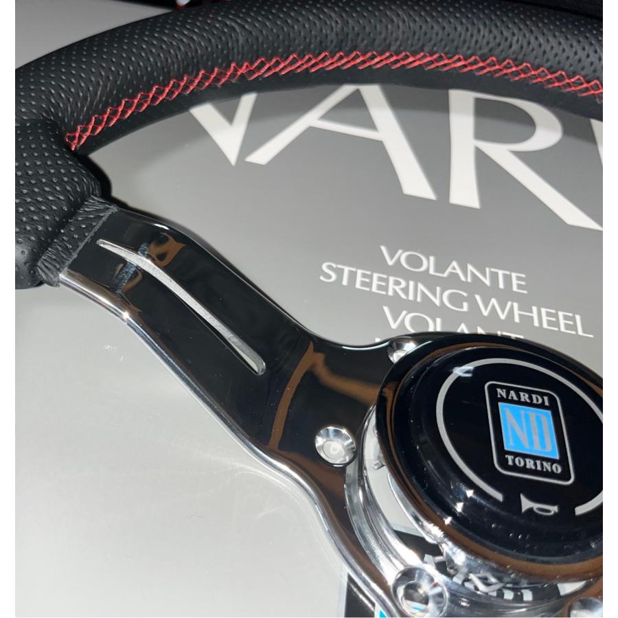 NEWアイテム　NARDI　ナルディ　N733　タイプラリー　330　BKパンチングレザー/POLスポーク　正規輸入品　在庫有り　刻印有り | NARDI | 01