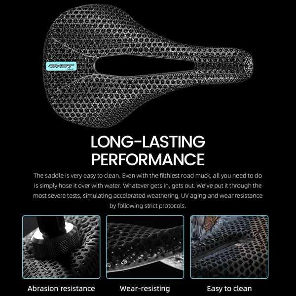 Ryet 3Dプリントバイクカーボンサドル140mm 143mm超軽量ロード Ryet 3Dプリントバイクカーボンサドル140mm 143mm超軽量ロード