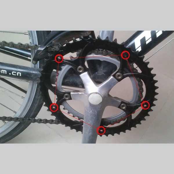 Protezione Catena Bici Corona 36-52T | Copricatena Universale In Metallo | Guarnitura
