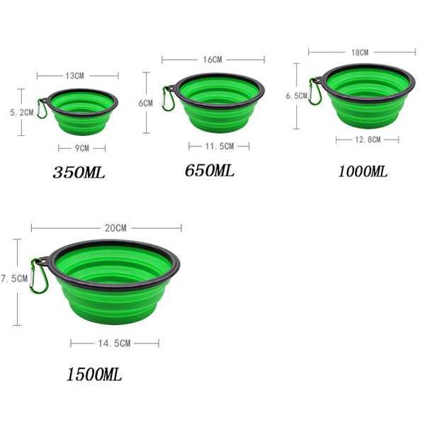 折りたたみ式シリコンペットフードボウル、大型屋外フィーダー、子犬と犬用のポータブルコンテナ、ウォーターフィーダー、トラベルボウル｜arucusshop｜06